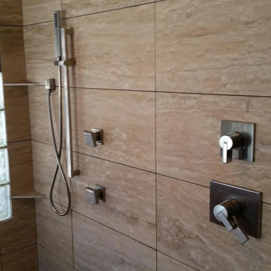 Shower fixture installation for Water Heater Replacement in Spring